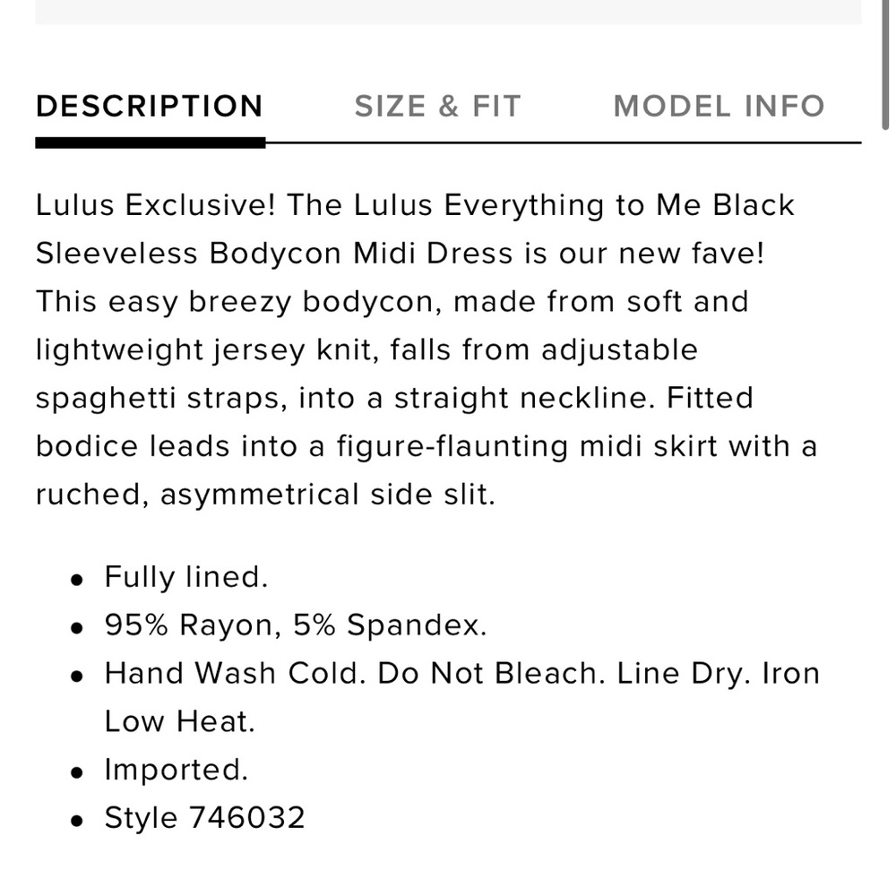 Lulu’s Everything to Me Black Sleeveless Bodycon Midi Dress - Picture 5 of 11